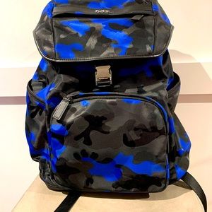 Micheal Kors backpack electric blue camo